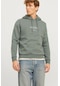Jack & Jones Jprblaharold Kapüşonlu Erkek Sweat 12271193 Yeşil