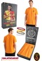 Galatasaray Lisanslı Match Day T-shirt + Bileklik Set Ahşap Kutulu 106 Sarı