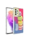 Ekılıf - Samsung Galaxy A53 5g Uyumlu - Kılıf Kamera Korumalı Renkli Desenli Sert Silikon Korn Kapak - No12