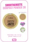 Callista Smooth Matte Compact Powder Mat Görünümlü Pudra 30 Dark Honey