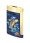S.t.dupont Slim 7 Koi Fish Altın Rengi Ve Mavi Çakmak 27797kf Mavi