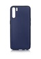 Kilifone - Oppo Uyumlu Reno 3 - Kılıf Mat Renkli Esnek Premier Silikon Kapak - Lacivert