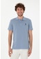 U.s. Polo Assn. Erkek Mavi Tişört Basic 50298041-vr036 Mavi