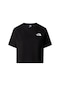 The North Face W Sımple Dome Cropped Slım Tee Kadın T-shirt Nf0a87u4jk31 Siyah