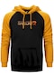 Farcry 2 Text Sarı Renk Reglan Kol Kapşonlu Sweatshirt