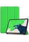 Noktaks - iPad Uyumlu Air 10.9 2022 5.nesil - Kılıf Smart Cover Stand Olabilen 1-1 Uyumlu Tablet Kılıfı - Yeşil