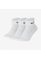 Nike V Cush Ankle 3p Value Unisex Çorap Beyaz