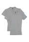 Adam Boxes V Yaka T-shirt N-simplo 2'li Paket - Açık Gri-açık Gri