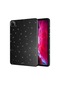 Kilifolsun iPad Uyumlu Pro 11 2020 2.nesil Simli Parlak Görünümlü Koton Kılıf Siyah