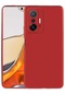 Xiaomi Mi 11t 5g Kılıf Lopard Klasik Mat Renkli Yumuşak Premier Silikon Kılıf - Kirmizi