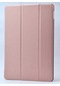 Ekılıf - İpad Uyumlu 6 Air 2 - Tablet Kılıfı Smart Cover Standlı 1-1 Kılıf - Rose Gold