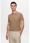 D's Damat Regular Fit Vizon Polo Yaka Nakışlı T-Shirt 4Hc14Ort51000
