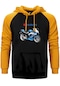 Suzuki Gsx R600 Sarı Renk Reglan Kol Kapşonlu Sweatshirt Sarı