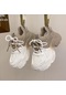 Beyaz Tuınanle En Kaliteli Deri Platform Ayakkabılar Kadın Yüksek Topuk Spor Ayakkabı Yuvarlak Ayak Baba Ayakkabı
