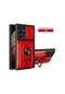 Samsung Uyumlu Galaxy S24 Ula Artı S23 Ula Artı Case A15 A14 A54 A25 Slayt Standı Halka Red Samsung Uyumlu S21 Red
