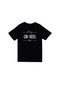 Her Şey Çok Güzel Olacak Baskılı Unisex %100 Pamuk Siyah T-shirt SIYAH