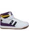 Jump 28504 Beyaz - Siyah - Mor Uzun Bilekli Erkek Sneaker Günlük Spor Ayakkabı