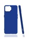Tecno - Oppo A73 - Kılıf Mat Soft Esnek Biye Silikon - Mavi