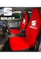Oto Koltuk Kılıfı Penye Seat İbiza Uyumlu Yıkanabilir,terletmez Kırmızı