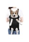 Yaozixa Köpekler İçin Soluklu Omuz Çantası, Ön/arkadan Taşınabilir, Ayak Ve Kuyruk Açık Tasarım, Siyah Ağızlı, Xl 41 25cm Çok Renkli