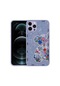 Mutcase - İphone Uyumlu İphone 13 Pro - Kılıf Desenli Sert Mumila Silikon Kapak - Lilac Bear