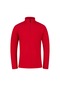 2as Cedric Erkek Yarım Fermuarlı İnce Polar Sweatshirt Kırmızı Kırmızı