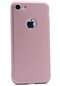 Kilifone - İphone Uyumlu İphone 7 - Kılıf Mat Renkli Esnek Premier Silikon Kapak - Rose Gold