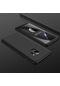Noktaks - Samsung Galaxy Uyumlu S9 - Kılıf 3 Parçalı Parmak İzi Yapmayan Sert Ays Kapak - Siyah