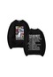 Taylor Swift The Eras Tour Sweatshirt Baskı Uzun Kollu Yuvarlak Yaka Rahat Bol Kazak Üstler Hayranlar Hediyeler Erkekler Kadınlar Yetişkin Unisex Siyah