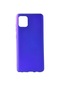 Tecno - Samsung Galaxy Uyumlu A91 S10 Lite - Kılıf Mat Renkli Esnek Premier Silikon Kapak - Saks Mavi