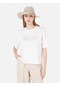 Colins Beyaz Kadın Tshirt K.kol Cl1067985 Q1.v2 Ofw
