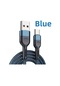 Vumpach Usb C Kablo C Tipi Kablo Hızlı Şarj Veri Kablosu Şarj Aleti Kablosu C Mavi 3m '-Beyaz