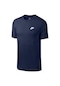 Nike M Nsw Club Tee Erkek Lacivert T-Shirt - Ar4997-410