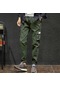 İkkb İlkbahar ve Sonbahar Yeni Moda Erkek İş Elbisesi Pantolon Koyu Yeşil