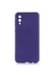Kilifone - Samsung Uyumlu Galaxy A02 - Kılıf Mat Renkli Esnek Premier Silikon Kapak - Lacivert