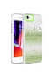 Noktaks - iPhone Uyumlu Se 2022 - Kılıf Koruyucu Mermer Desenli Marbello Kapak - Yeşil