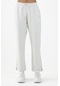 Maraton Sportswear Comfort Kadın Dönüşlü Paça Basic Gümüş Gri Pantolon 22081-gümüş Gri