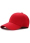 Maotai Düz Renk Beyzbol Şapkası Karartma İşlemeli Beyzbol Şapkası Kırmızı