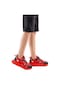 Kiko Kids Spider Cırtlı Işıklı Erkek Çocuk Spor Ayakkabı Kırmızı