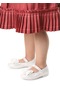 Kiko Kids Cırtlı Fiyonklu Kız Çocuk Babet Ayakkabı Ege 200 Sedef