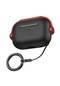 Yyq-cc Airpods Uyumlu 1/2 Nesil Kulaklık Kapağı  Sevimli Bluetooth Koruyucu Kapak-siyah Kırmızı