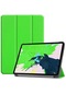 Noktaks - iPad Uyumlu Pro 11 2020 2.nesil - Kılıf Smart Cover Stand Olabilen 1-1 Uyumlu Tablet Kılıfı - Yeşil