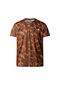 The North Face M Reaxıon Amp Crew Prınt Erkek T-shirt Nf0a8874wko1 Kahverengi