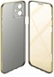 Mutcase - İphone Uyumlu İphone 11 - Kılıf 360 Full Koruma Ön Ve Arka Korumalı Led Kapak - Gold