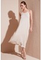 Lela Kadın Elbise 5865732 Taş Rengi
