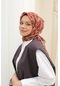 Silk Home Soft Eşarp 73078-20 Acı Kahve, Yeşil, Pembe, Kırmızı