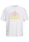 Jack & Jones Jorscope Tee Ss Crew Neck Beyaz Erkek Kısa Kol T-shirt 000000000101927726