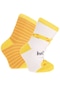 Be Cool Bolero Desenli 2li Soket Çorap Kız Bebek 23KBOLKSKT002 Sarı
