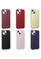 Noktaks - iPhone Uyumlu 14 - Kılıf Mat Renkli Esnek Premier Silikon Kapak - Gold