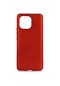 Kilifone - Xiaomi Uyumlu Mi 11 - Kılıf Mat Renkli Esnek Premier Silikon Kapak - Kırmızı
